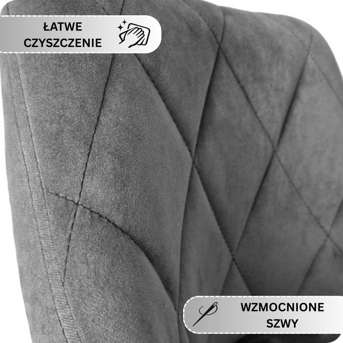 Nowoczesny Hoker Barowy Tapicerowany. Do kuchni, wyspy. Nowy. WYSYŁKA