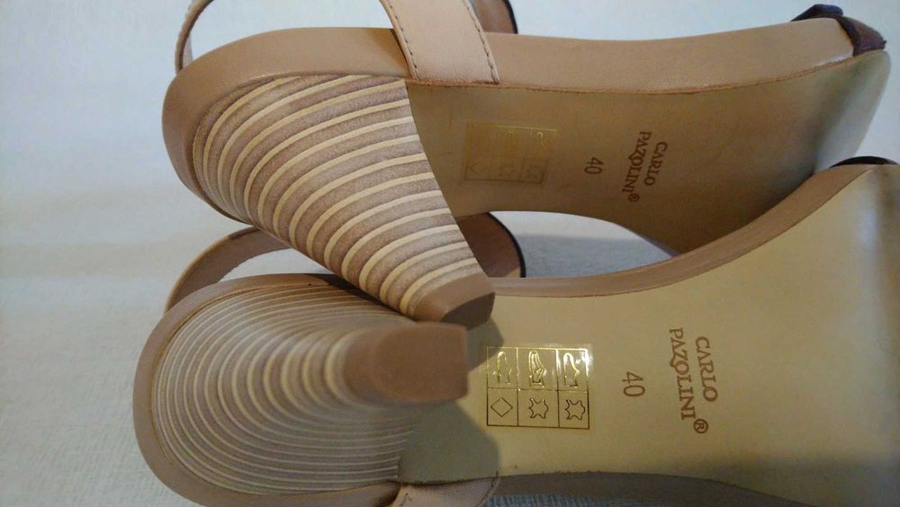 Женские кожаные босоножки сандалии Carlo Pazolini 40 41 кожа
