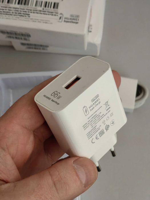 Оригинальная зарядка Huawei SuperCharge 66W с кабелем Type-C
