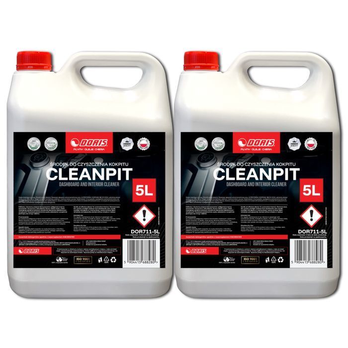 Cleanpit Środek do czyszczenia kokpitu DORIS 10L Zestaw 2szt x 5L