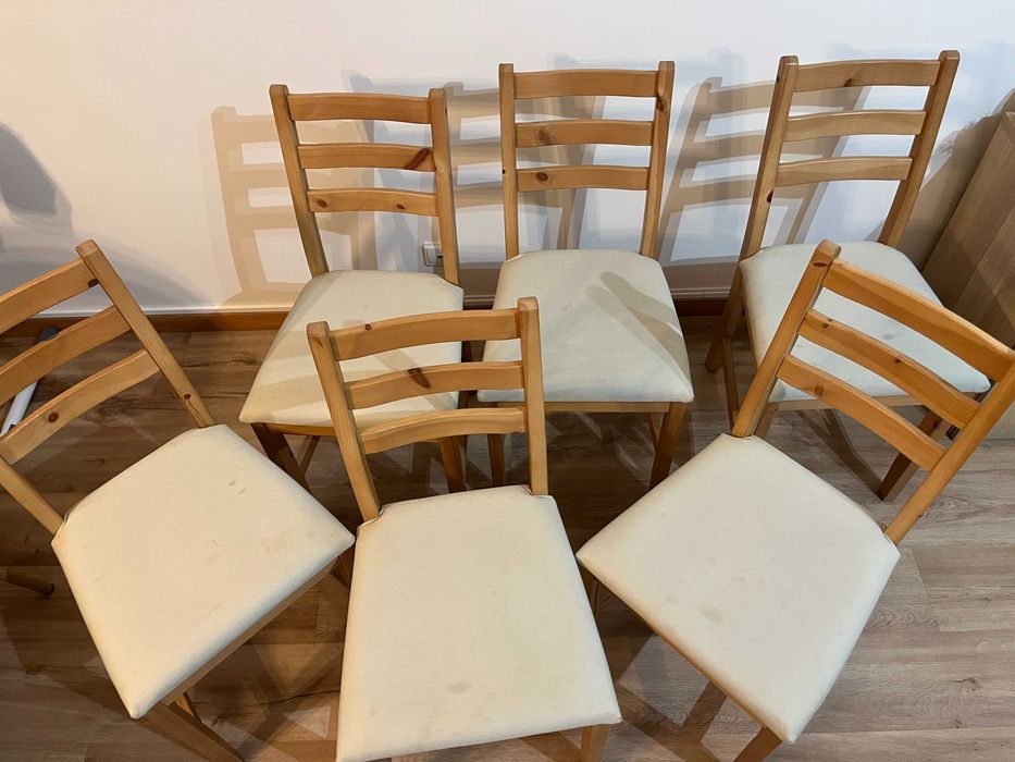 Conjunto de 6 cadeiras Ikea