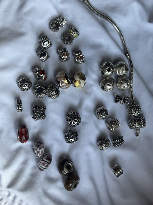 charms kulka pandora srebrna
