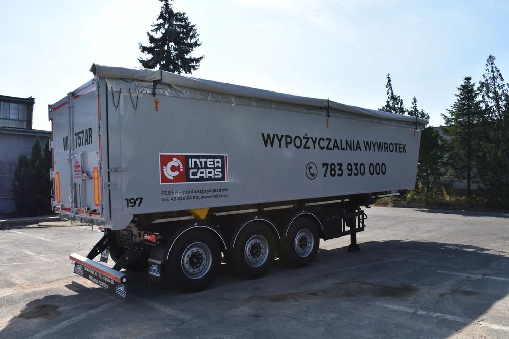 Feber Inter Cars NW44KD, WYNAJEM, WYPOŻYCZALNIA  wynajem, wypożyczalnia naczep wywrotek, zbożówka, klapo-drzwi