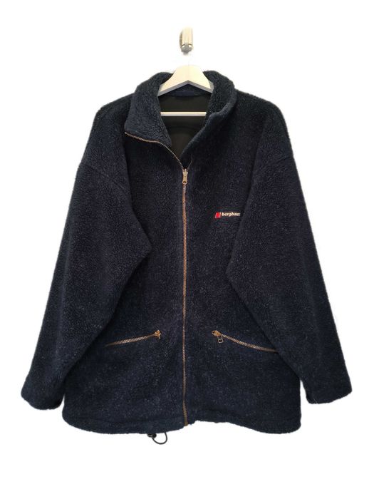 Bluza Polarowa Berghaus Rozpinana Logo Vintage