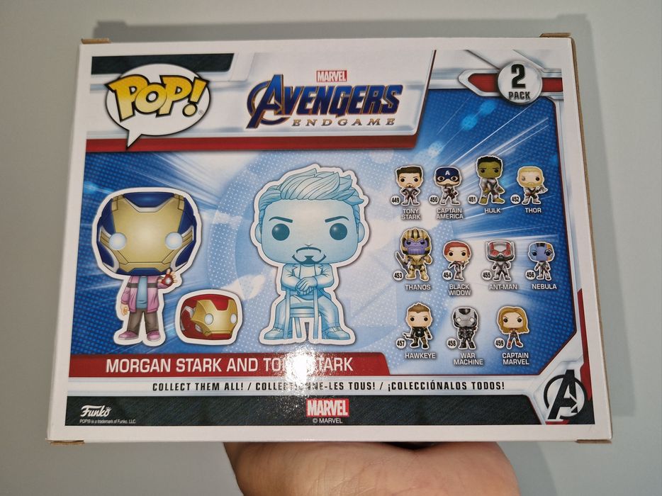 Avengers Endgame Morgan Stark & Tony Stark Glow Funko