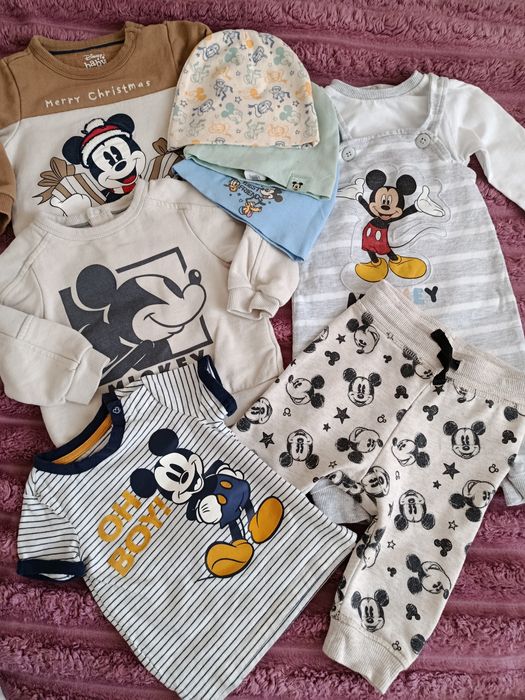 Набір речі на хлопчика ,Disney ,Mickey mousе,H&M, C&A62-68 p.