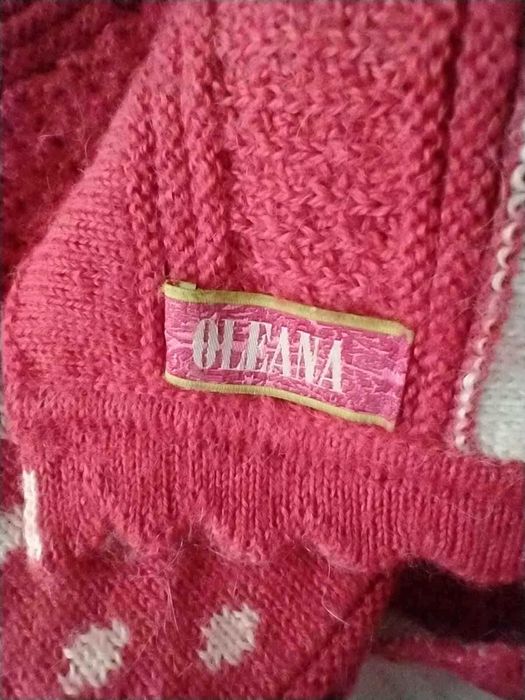 szalik damski 100% wełna Oleana