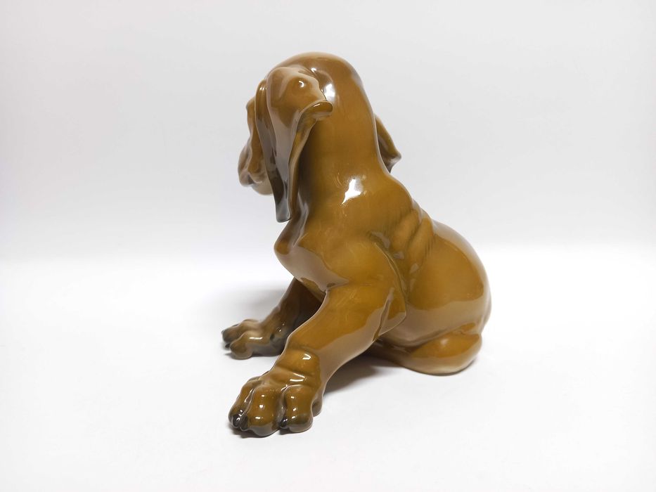 Jamnik, szczeniaczek, figurka Rosenthal Th. Kärner