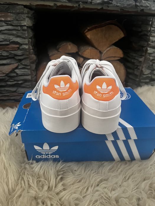 Buty sneakersy adidasy Adidas Stan Smith Bonega W GY9342 na platformie