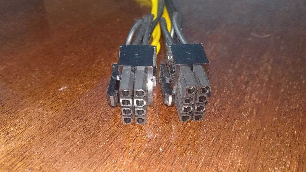 Разветвитель питания для видеокарт GPU переходник 8pin на два 8pin
