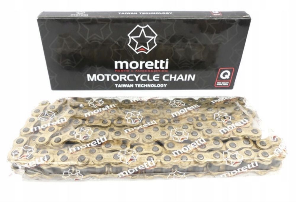 Łańcuch 428H 130 ogniw Złoty Wzmacniany ATV BASHAN MOTOROWER 139FMB