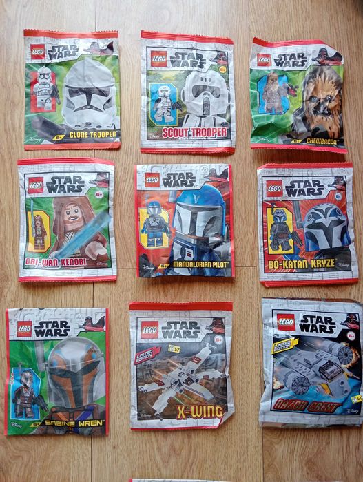 Figuras lego embaladas