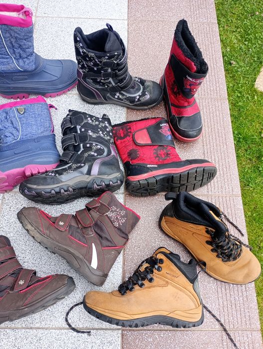 Buty zimowe dziecięce śniegowce