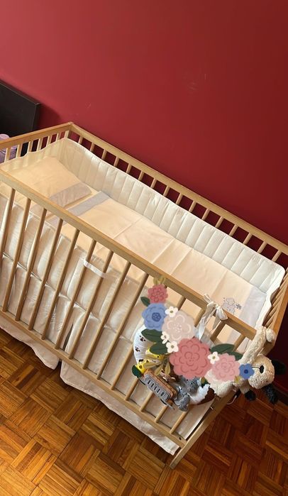 Berço de bebe completo