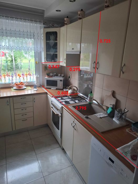 Kuchnia na wymiar, zestaw mebli kuchennych wraz ze sprzętem AGD