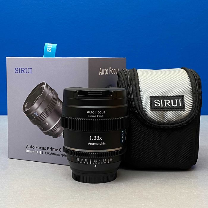 SIRUI 20mm T1.8 1.33x S35 AF Anamorphic | Neutral Flare | Sony E-Mount