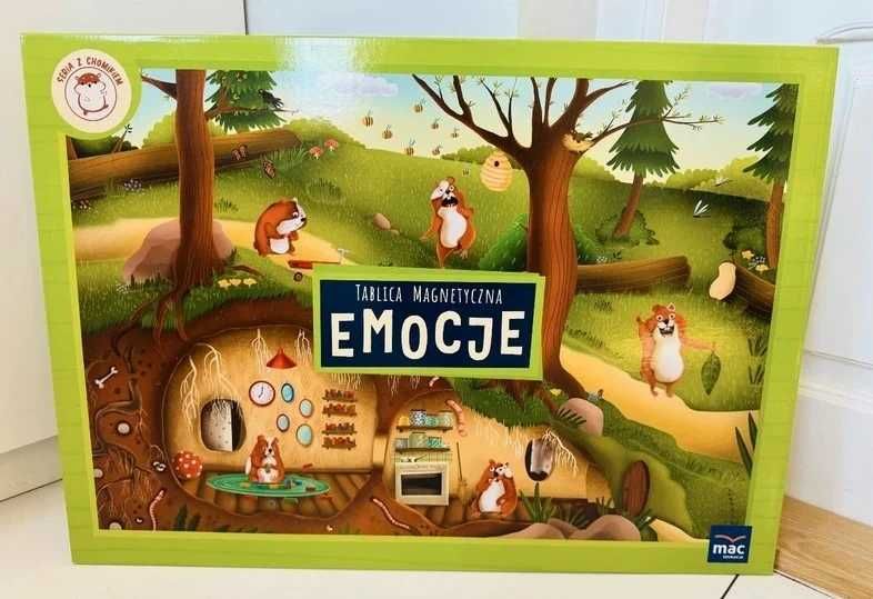 Emocje tablica magnetyczna MAC edukacyjna plansza przedszkole szkoła TUS psychologia