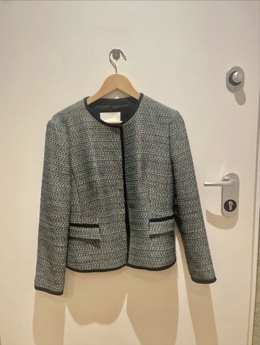 Blazer de senhora Hugo Boss, em tweed estruturado 8