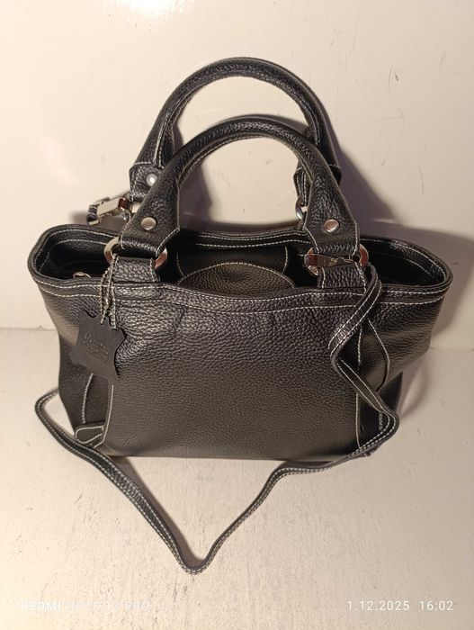 torebka skórzana Genuine Leather