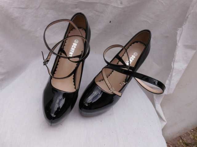 Ochenta pole dance lakierki szpilki- 15 cm platforma 41,5