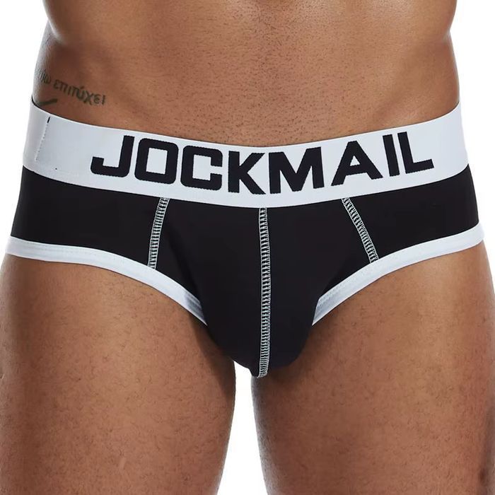 Męskie Bawełniane Komfortowe Slipy Sportowe JOCKMAIL - M