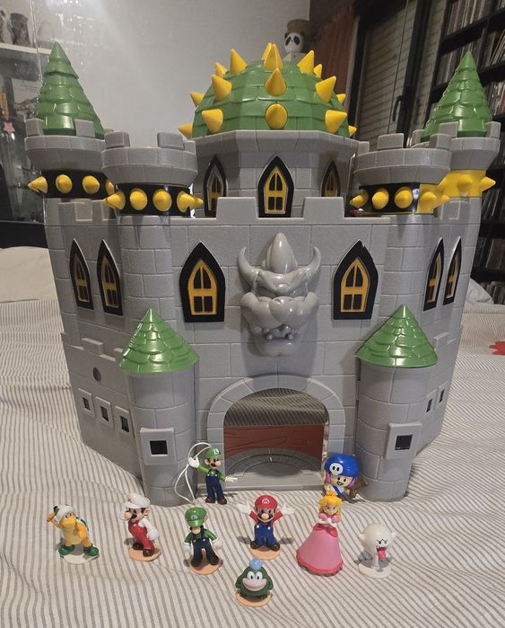 Conjunto World of Nintendo Super Mario Deluxe Bowser's Castle Playset da Jakks Pacific