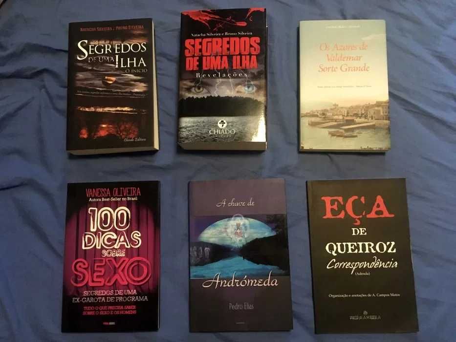Livros eróticos, auto-ajuda, romances, suspense... (nunca lidos)