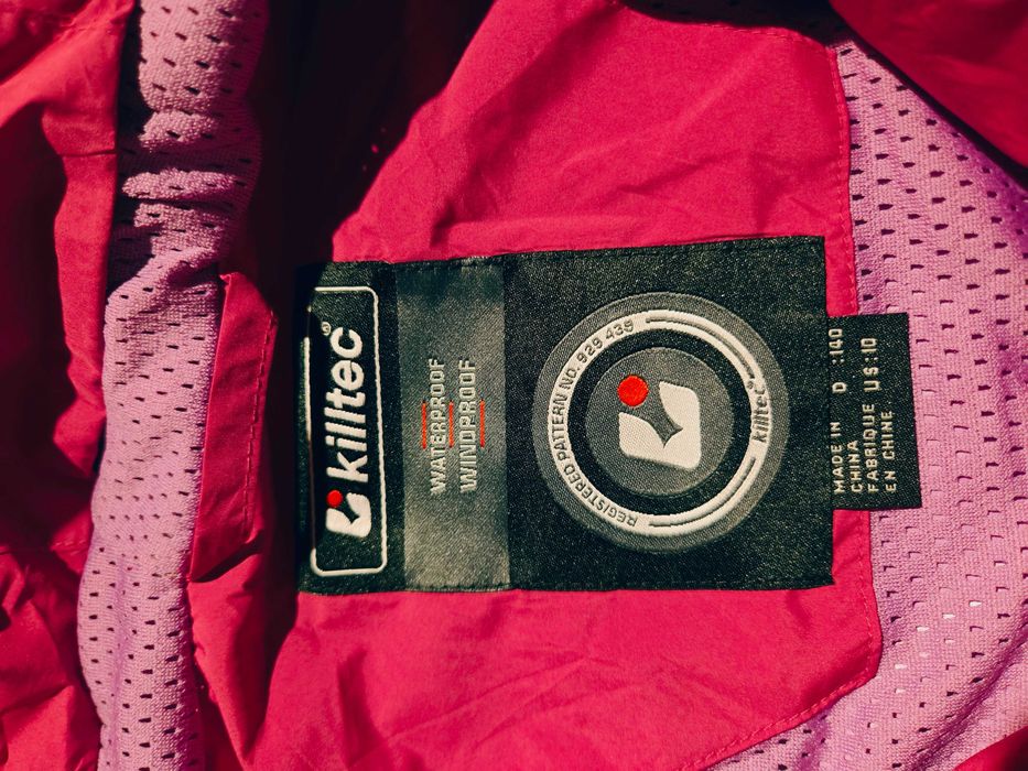 Killtec kurtka wiatrówka softshell dziecko 140 przeciwdeszczowa