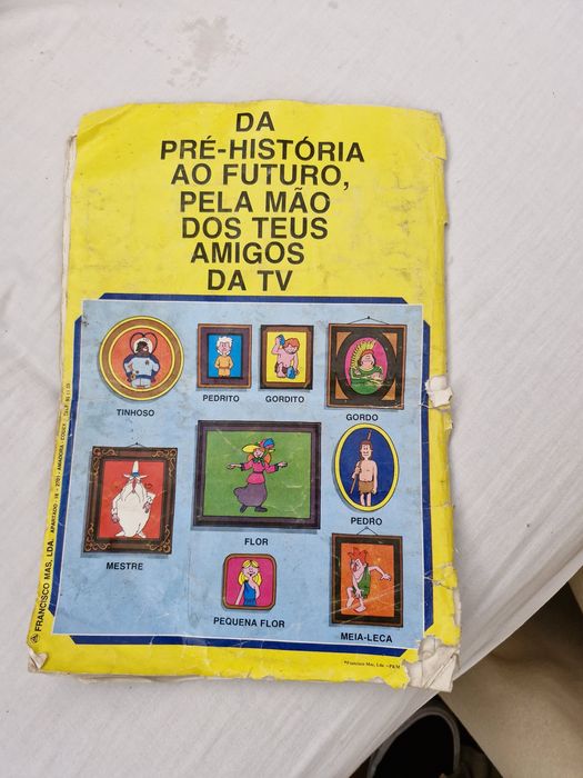 Caderneta de cromos, era uma vez o homem, está completa