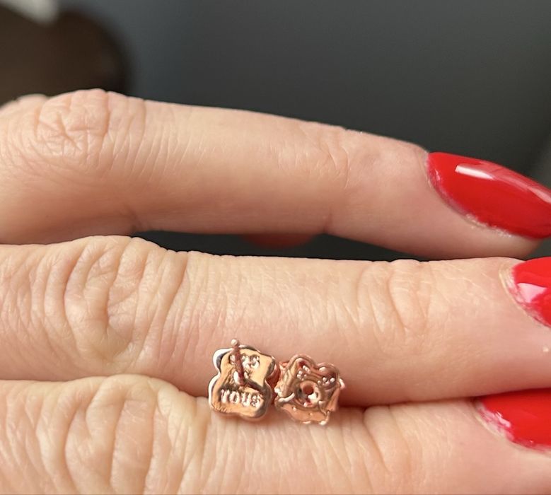 Nowe kolczyki Tous 0,5 cm misie