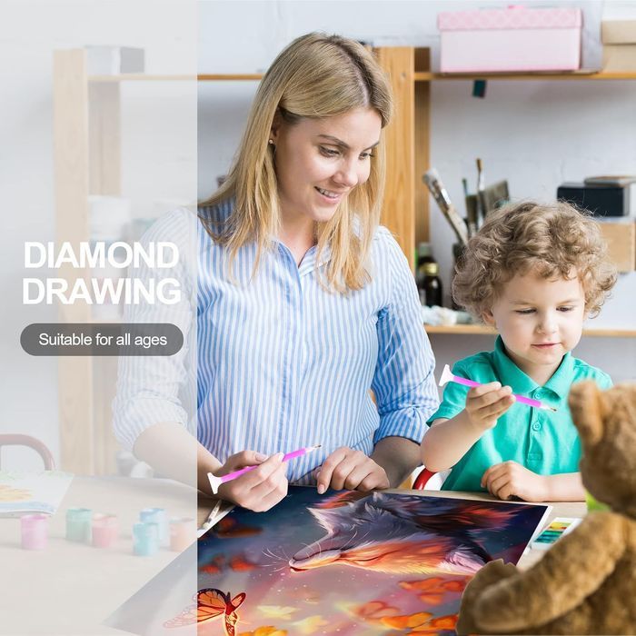 Aapxi Diamentowe Malarstwo 5D DIY dla Dzieci i Dorosłych Obraz 30x40cm