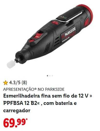 Retificadora 12V Performance Parkside