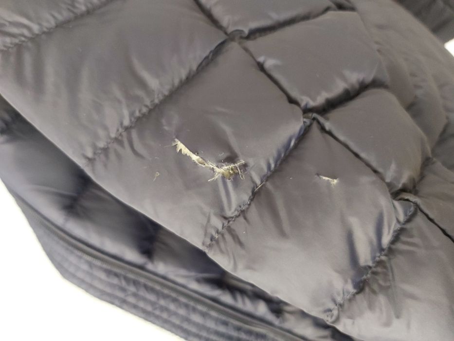 Kurtka puchowa krótka bomberkaTOMMY HILFIGER navy granat S