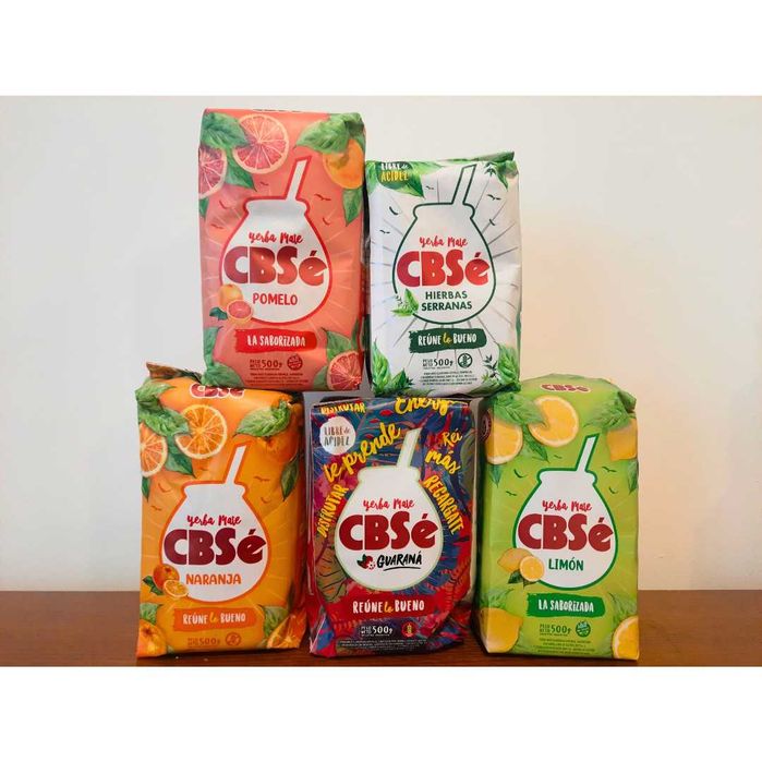 Smakowa Yerba Mate - zestaw 5 x CBSe