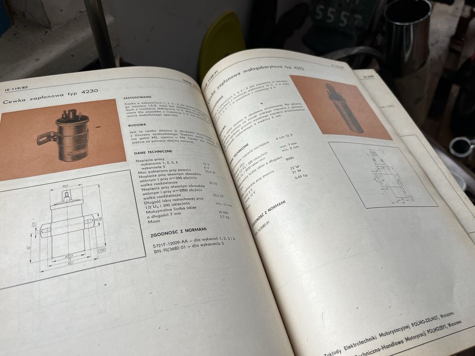 Katalog części POLMO ( Romet Motorynka WSK Junak 126p 125p) okazja