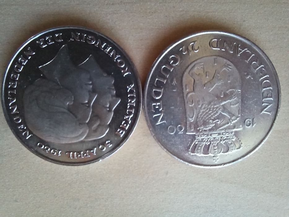 Holandia - moneta okolicznościowa o nominale 2 1/2 guldena