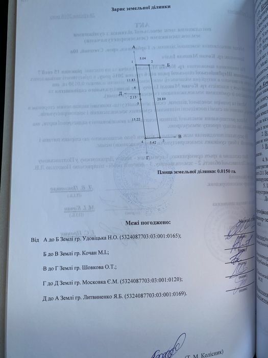 Земельна ділянка під забудову в с.Горбанівка