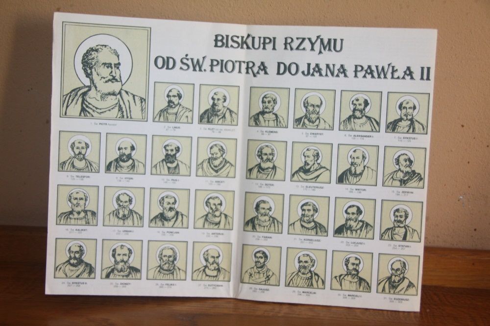 Poczet papieży - po prostu i prawie darmo...