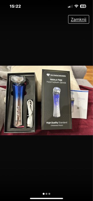 Urzadzenie do mezoterapii beziglowej Orginalne