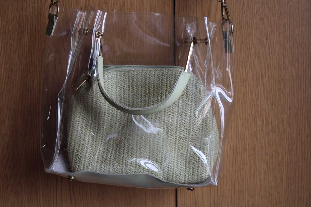 Mala Verde Transparente