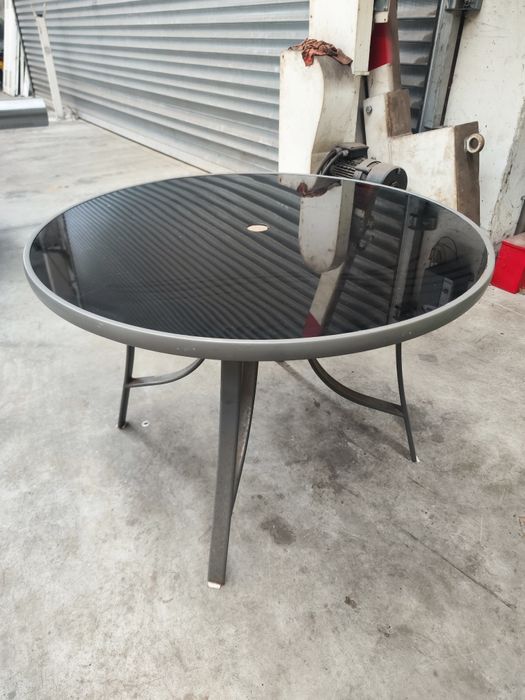 Mesa jardim vidro