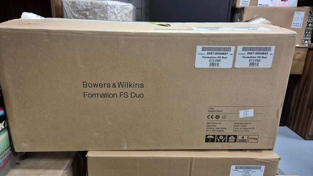 Bowers & Wilkins Formation FS Duo Silver Стійки для акустики пара