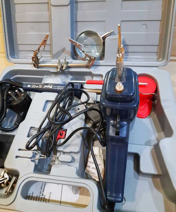 Электропаяльник FSK-100 Ferm Набор для паяльных работ кейс, Нидерланды