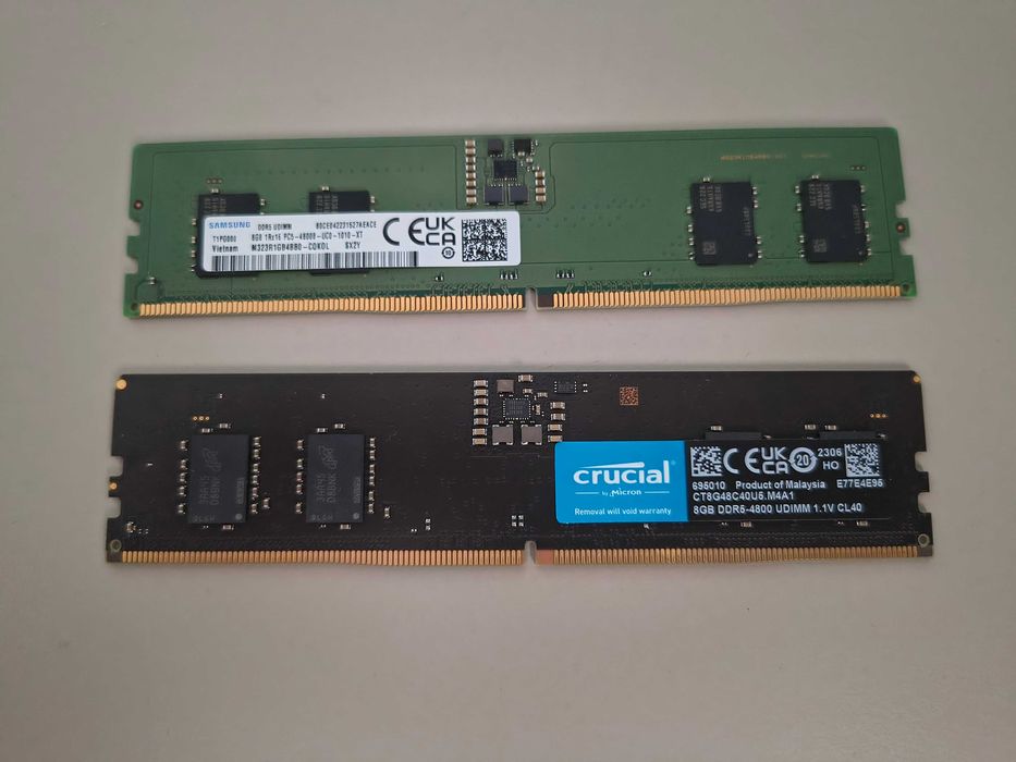 Pamięć RAM PC DDR5 2x8GB (16GB) - Crucial + Samsung - 6000*MHz