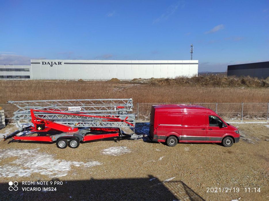 Mini Żuraw, dźwig dekarski, VICARIO OMV 380,  Dotacja do żurawia do 65%,