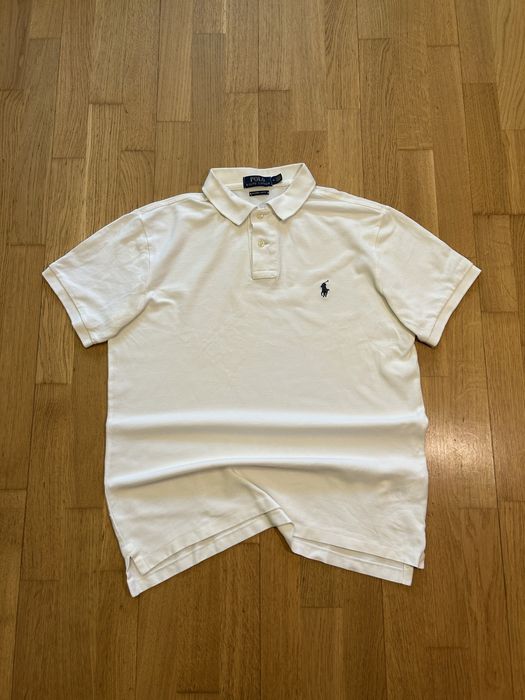 Білосніжна футболка - поло від Polo Ralph Lauren в розмірі M , нова колекція