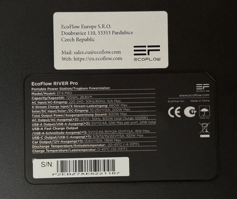 Зарядна станція EcoFlow River Pro - 720Wh, 600W
Елекростанція для дому