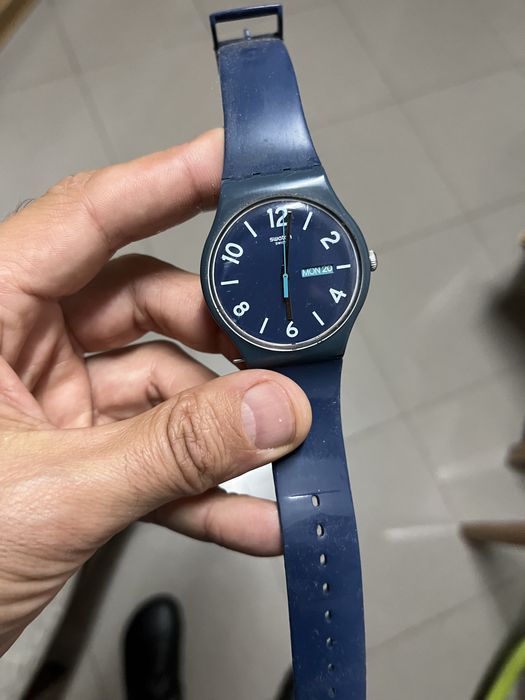 Relógio swatch azul