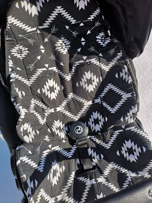 Cybex Priam lux ZESTAW nakładka torba torebka Mia JG aztec OKAZJA