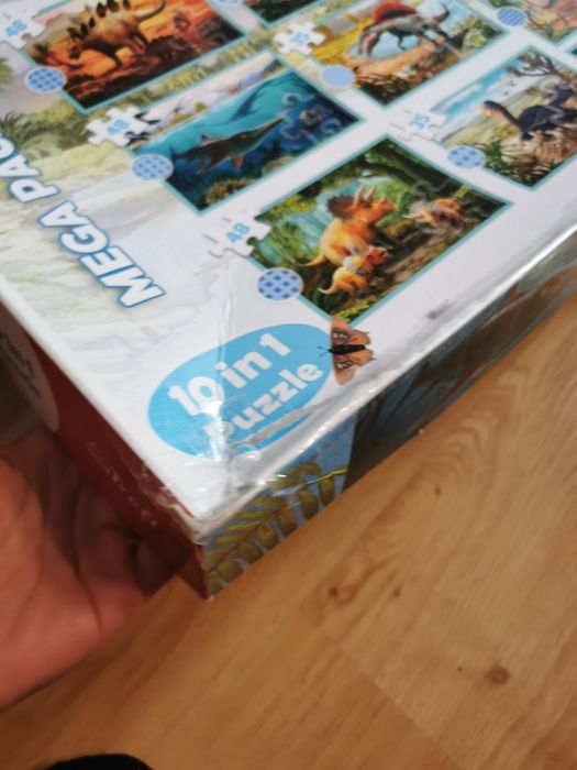 Puzzle Trefl 10 w 1 kompletne dinozaury dino 10in1 jurassic World 4+